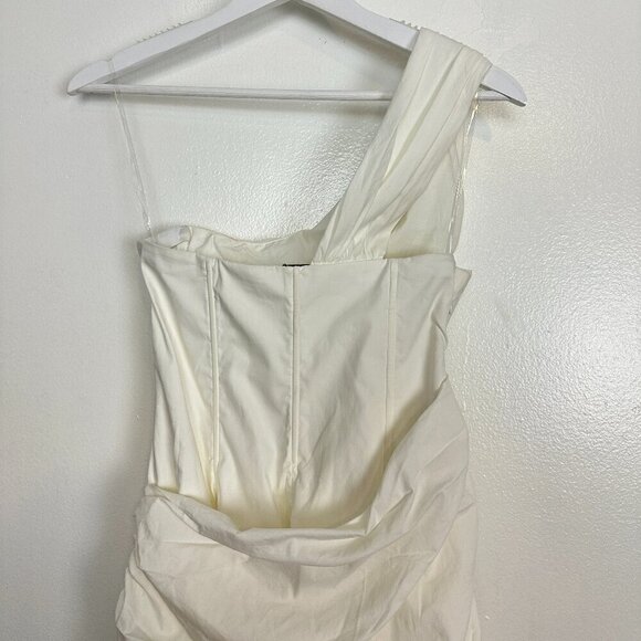 HOUSE OF CB Clementine Cut Out Mini Dress in White Size Small - Picture 13 of 16
